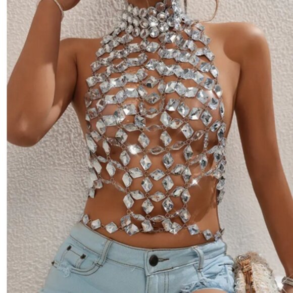 Festival Body Jewelery  Clear Bling - Picture 4 of 4